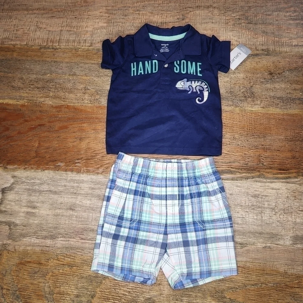 New Carter's Baby Boy Outfit 18m